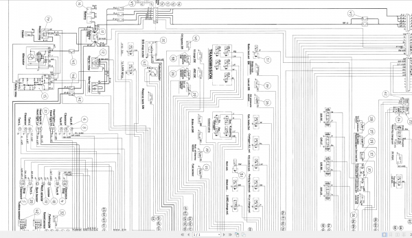 Kato Rough Terrain Crane SR 250 Hydraulic Diagram 2