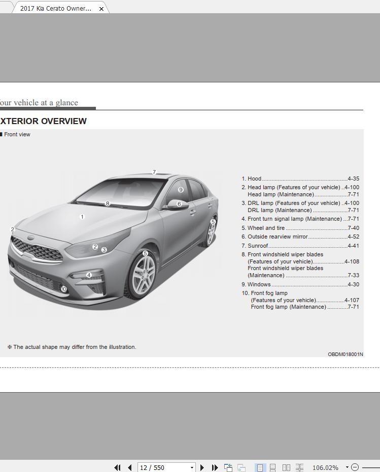 Kia Cerato Forte 2017 2018 16T Service Manuals 1pWaZI