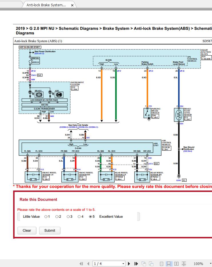 Kia Cerato, Forte 20192020 Electrical Wiring Diagrams