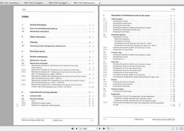Krupp Crane KMK 5160 Operating Instructions Maintenance ManualEN 2