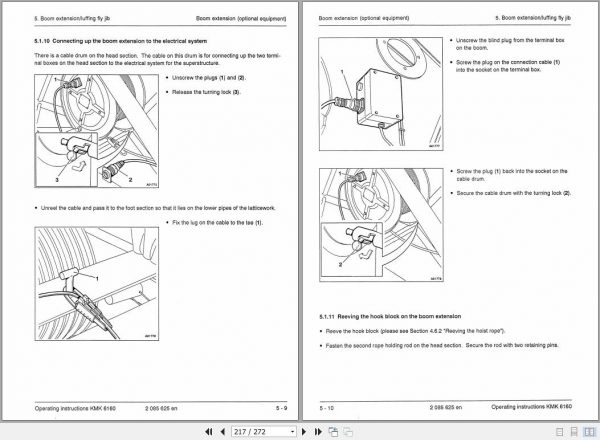 Krupp Crane KMK 6160 Operating Instructions2085625EN 3