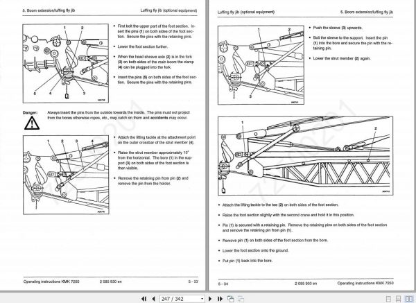 Krupp Crane KMK 7250 Operating Instructions2085930EN 3