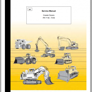 Liebherr Crawler Dozer PR 711B 741B Service Manual