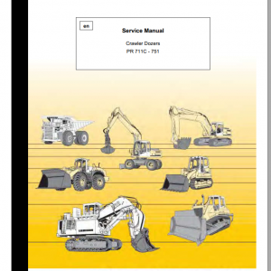 Liebherr Crawler Dozer PR 711C 751 Service Manual