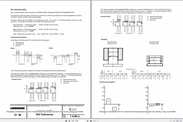 Liebherr Crawler Loader LR2 622 632 Service Manual 2