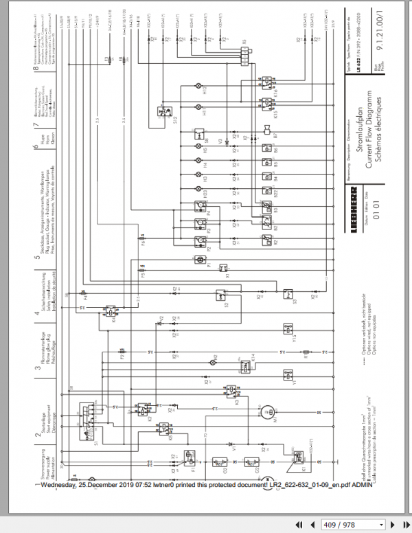 Liebherr Crawler Loader LR2 622 632 Service Manual 3