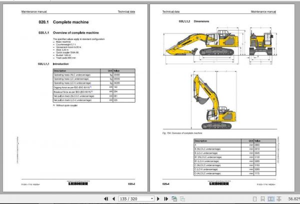 Liebherr Hydraulic Excavator R930 Maintenance Manual 3