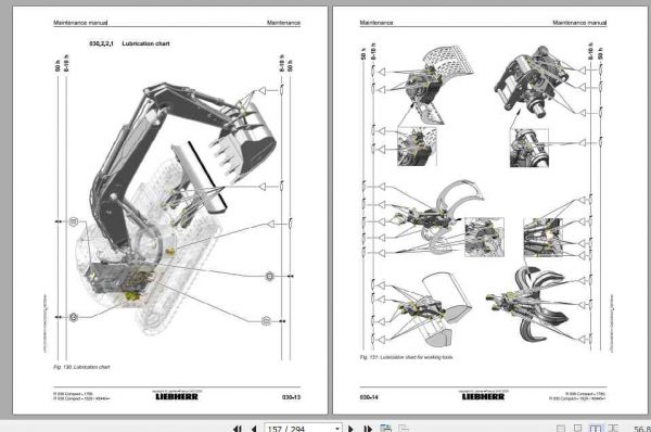 Liebherr Hydraulic Excavator R936 Compact Maintenance Manual 3