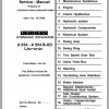 Liebherr Hydraulic Excavators A934LI A954B HD LI Service Manuals