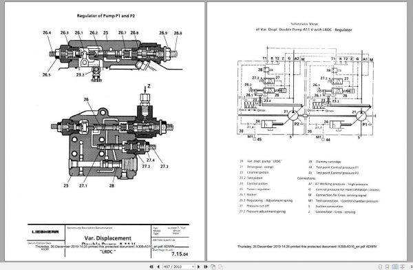 Liebherr Hydraulic Excavators AR308 316 Service Manuals 2