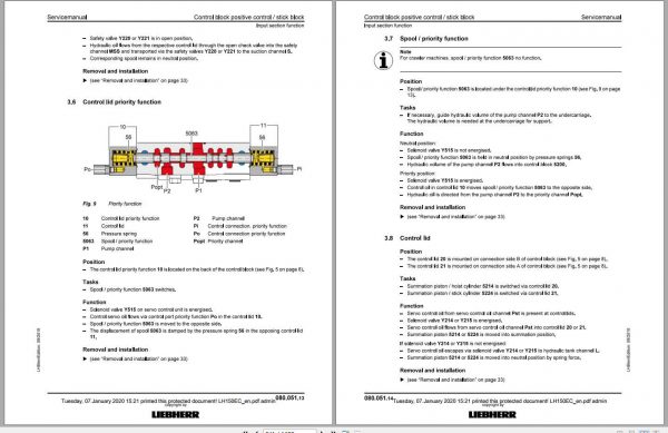 Liebherr Hydraulic Excavators LH150EC Service Manuals 3