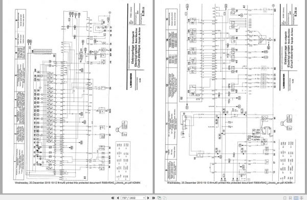 Liebherr Hydraulic Excavators R900 R942 Litronic Service Manuals 3