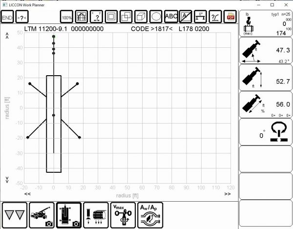 Liebherr LICCON Universal Work Planner V619 Mobile Crane LTM 11200 91 1200 ton 8