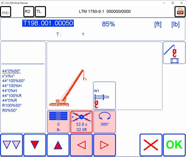 Liebherr LICCON Universal Work Planner V619 Mobile Crane LTM 1750 91 750 ton 4