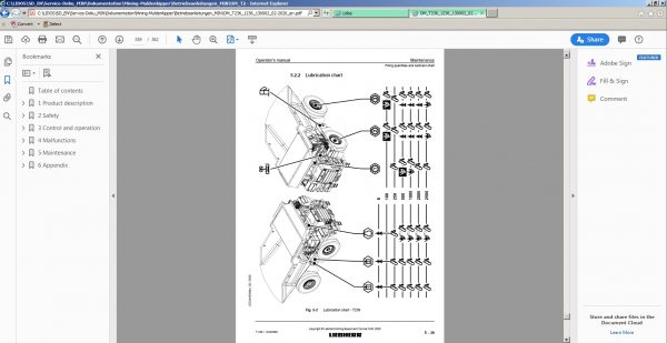 Liebherr Lidos EN Mining Truck Excavator 072020 Service Documentation Offline DVD 10 1