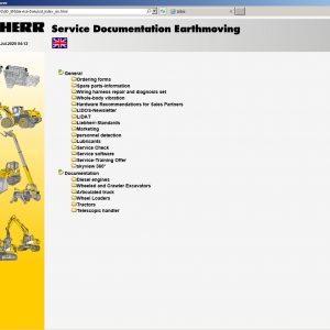 Liebherr Lidos Parts and Service Documentation Offline 072020