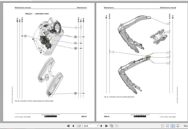 Liebherr Material Handling Machine LH30 C Maintenance Manual 3