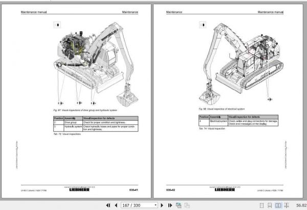 Liebherr Material Handling Machine LH60 C Maintenance Manual 3