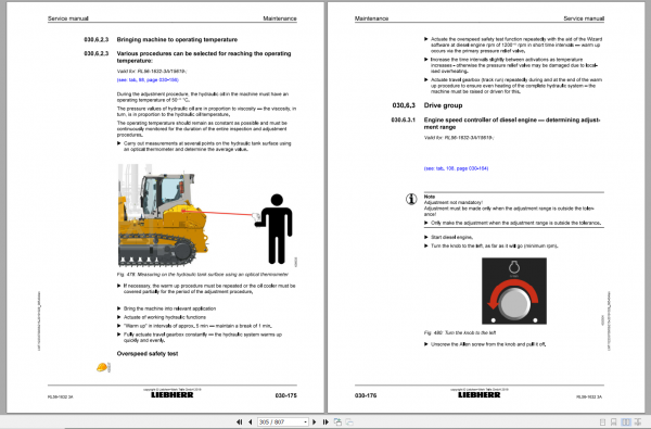 Liebherr Pipe Layer RL56 1632 3A Service Manual 3