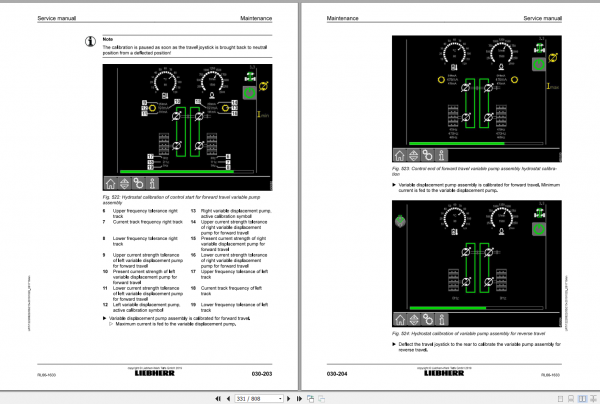 Liebherr Pipe Layer RL66 1633 15104 Service Manual 3