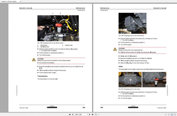 Liebherr Wheel Loader L506 1258 Operators Manual 4