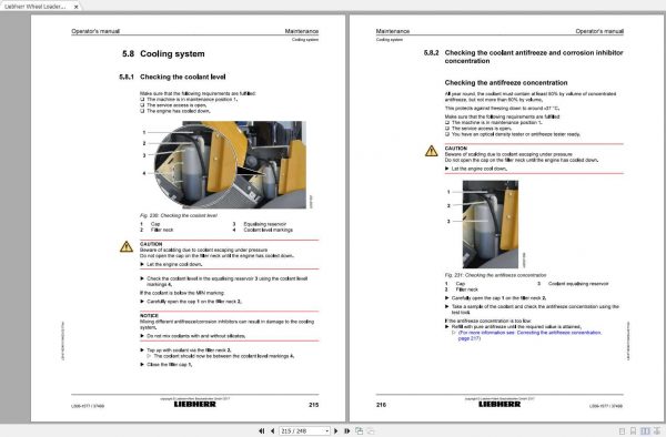 Liebherr Wheel Loader L506 1577 SN 37499 Operators Manual 4