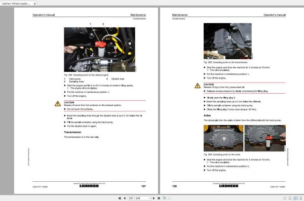 Liebherr Wheel Loader L506 1577 SN 40549 Operators Manual 4
