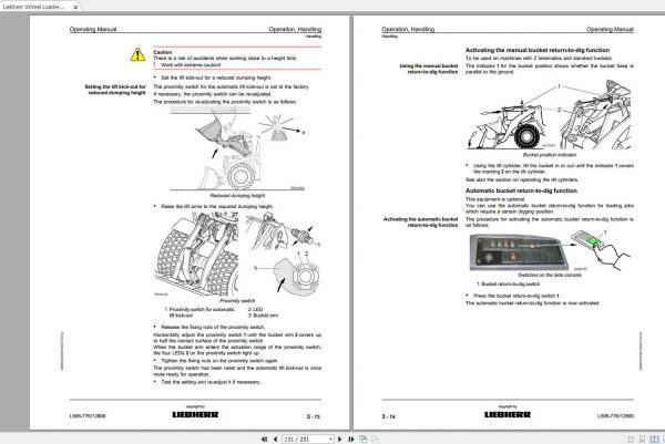 Liebherr Wheel Loader L506 776 from 12800 Operating Manual 3