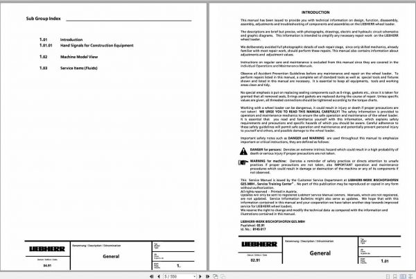 Liebherr Wheel Loader L506 L510 Service Manuals 4