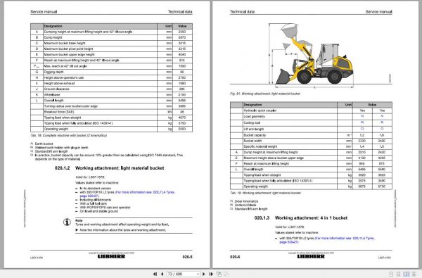 Liebherr Wheel Loader L507 1578 Service Manual 3