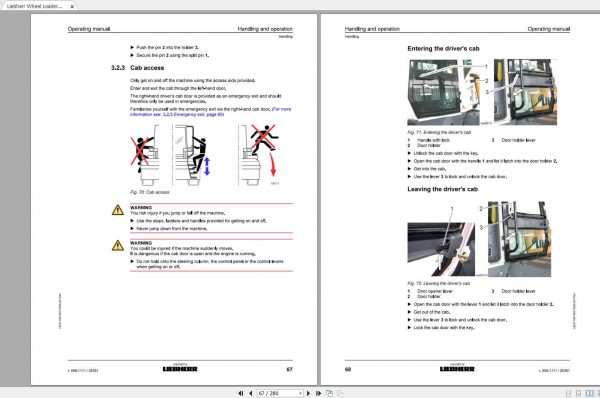 Liebherr Wheel Loader L508 1111 SN 26361 Operating Manual 2