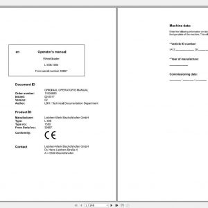 Liebherr Wheel Loader L508 1580 S