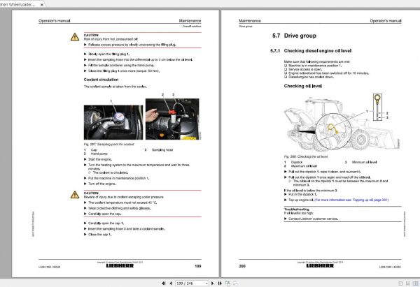 Liebherr Wheel Loader L508 1580 SN 40549 Operators Manual 3