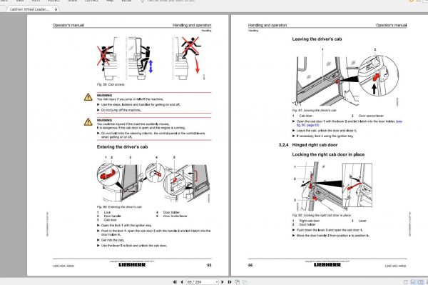 Liebherr Wheel Loader L509 1263 SN 40532 Operators Manual 2
