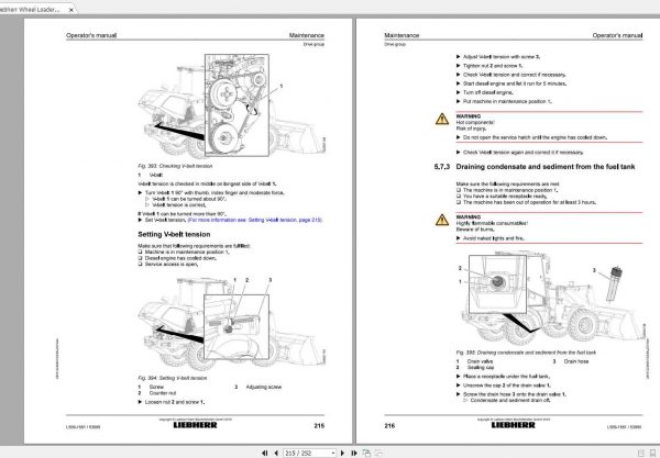 Liebherr Wheel Loader L509 1571 SN 53995 Operators Manual 3
