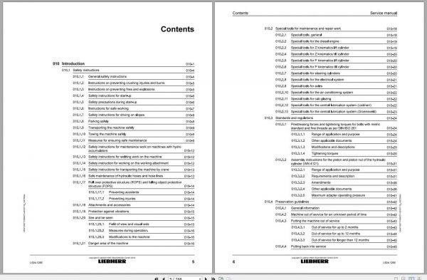 Liebherr Wheel Loader L5241266 Service Manuals 3
