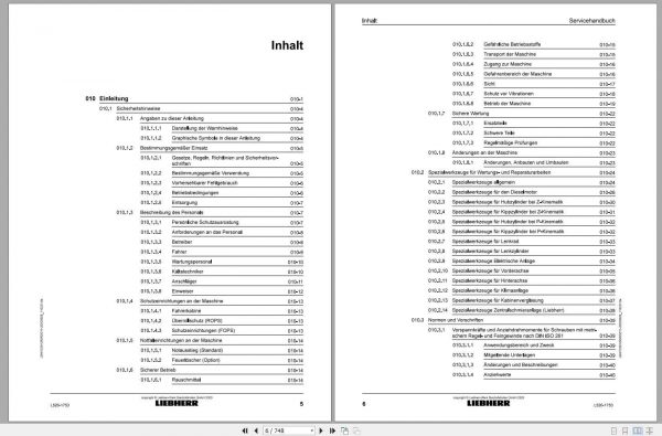Liebherr Wheel Loader L526 1753 Service Manual 2