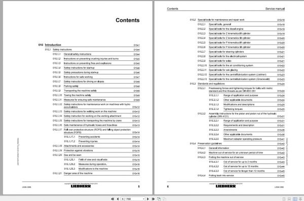Liebherr Wheel Loader L5381268 Service Manuals 3