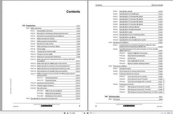 Liebherr Wheel Loader L5381356 Service Manuals 3