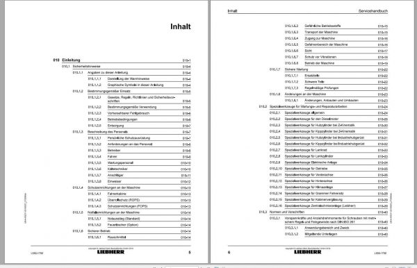 Liebherr Wheel Loader L5501756 Service ManualsDE 2