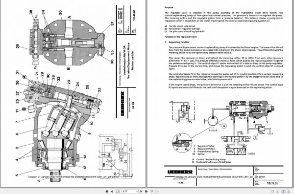 Liebherr Wheel Loader L551 274 From 0101 Service Manuals 3
