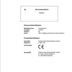 Liebherr Wheel Loader L5661758 Service ManualsDE 2