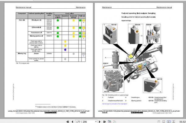 Liebherr Wheeled Excavator A912 Compact Maintenance Manual 3