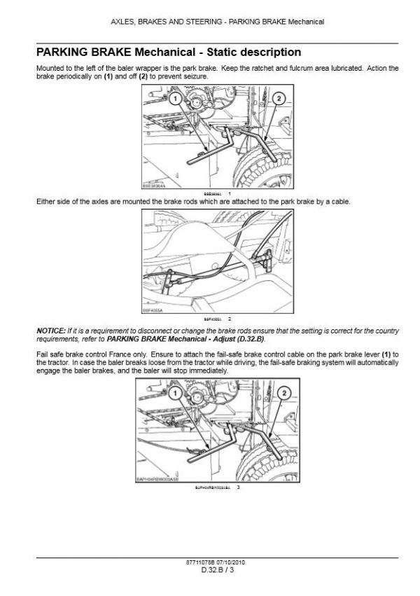 New Holland Combine Br6090 Combi Service Manual87711078b4