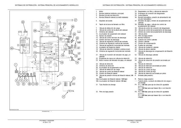 New Holland Combine Cl6060   Csx7080 Repair Manual87541665a13