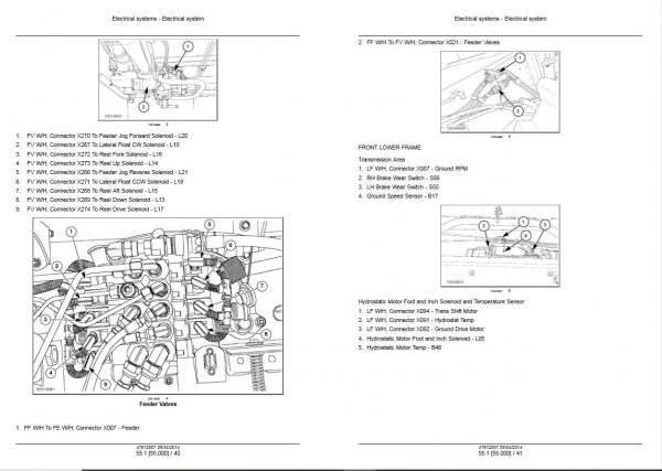 New Holland Combine Cx7080 Elevation   Cr9090 Service Manual476125073