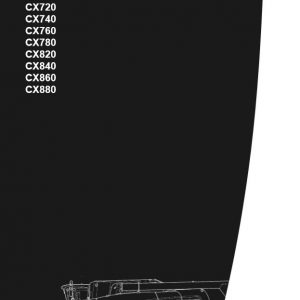 New Holland Combine Cx720   Cx880 Repair Manual60434001001