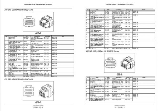 New Holland Combine Cx780   Cr1090 Service Manual479560564