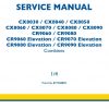 New Holland Combine Cx8030   Cr9090 Elevation Repair Manual1