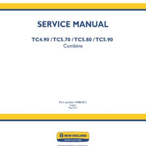 New Holland Combine Tc490   Tc590 Service Manual1